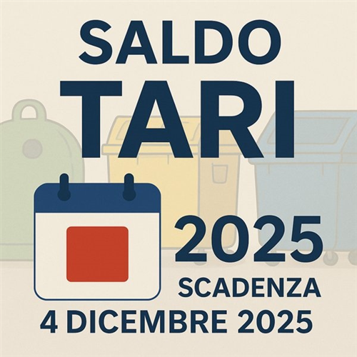 Saldo Conguaglio TARI 2025
